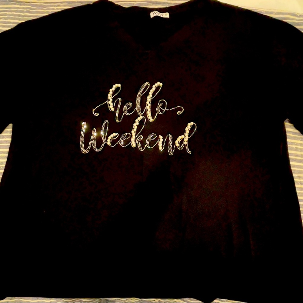 Black Short Sleeve Tee XXL